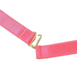 SUBBLIME - 955304 SET SUJETADOR CON COLLAR Y DETALLES PARA PIERNAS ROSA FLUORESCENTE L/XL