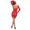 PASSION - BS110 BODYSTOCKING PUNTOS ROJO