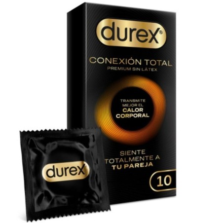 DUREX - CONEXIÓN TOTAL ULTRA FINO PLUS SIN LÁTEX 10 UNIDADES