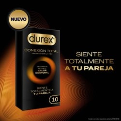DUREX - CONEXIÓN TOTAL ULTRA FINO PLUS SIN LÁTEX 10 UNIDADES