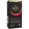 SKYN - PRESERVATIVO INTENSE FEEL TEXTURA CON DISEÑO ONDULADO 10 UNIDADES