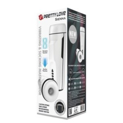 PRETTY LOVE - SIENNA MASTURBADOR MASCULINO CON VIBRACIÓN. VOZ Y ONDAS ESTIMULADORAS