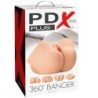 PDX PLUS - 360 BANGER MASTURBADOR ANO Y VAGINA REALÍSTICOS