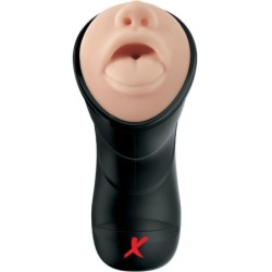 PDX ELITE - STROKER REALÍSTICO GARGANTA PROFUNDA CON VIBRACIÓN