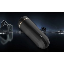 SHEQU - SNOW MASTURBADOR VAGINA CON VIBRACIÓN Y ONDAS ESTIMULADORAS