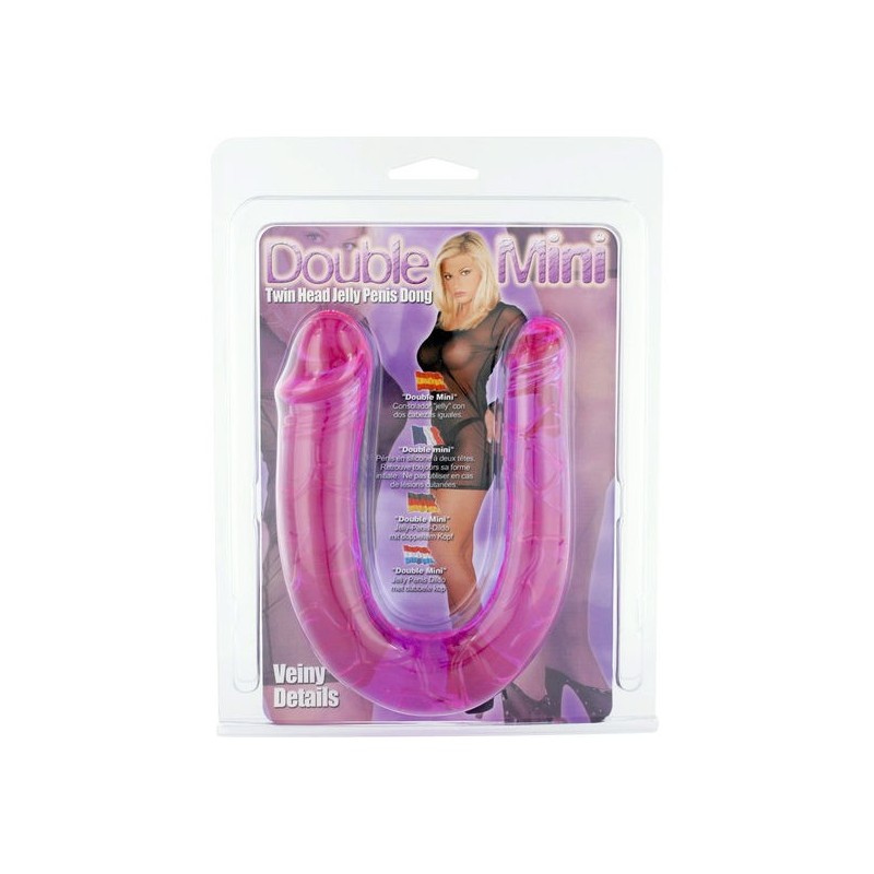 SEVEN CREATIONS - PENE CON DOS CABEZAS DE GELATINA FLEXIBLE
