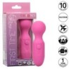 CALEXOTICS - FIRST TIME MASAJEADOR RECARGABLE 10 VIBRACIONES ROSA