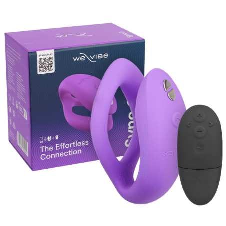 WE-VIBE - SYNC O VIBRADOR FLEXIBLE CONTROL REMOTO VIOLETA