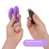 WE-VIBE - SYNC O VIBRADOR FLEXIBLE CONTROL REMOTO VIOLETA