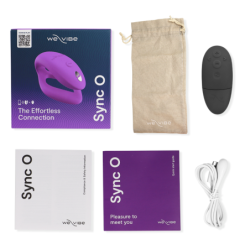 WE-VIBE - SYNC O VIBRADOR FLEXIBLE CONTROL REMOTO VIOLETA