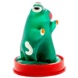 CONDOMERIE - PRESERVATIVO DECORATIVO PINTADO A MANO RANA MODEL 1