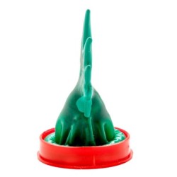 CONDOMERIE - PRESERVATIVO DECORATIVO PINTADO A MANO CANABIS MODELO 1