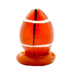 CONDOMERIE - PRESERVATIVO DECORATIVO PINTADO A MANO PELOTA DE RUGBY