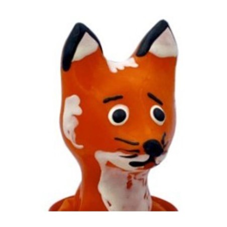 CONDOMERIE - PRESERVATIVO DECORATIVO PINTADO A MANO ZORRO MARRÓN RÁPIDO