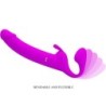 PRETTY LOVE - ZANINI DILDO STRAP-ON SIN ARNÉS 10 VIBRACIONES MORADO