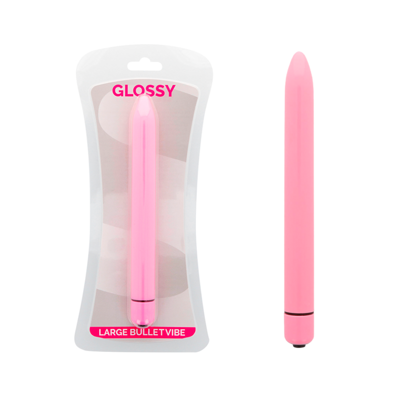 GLOSSY - SLIM VIBRADOR ROSA