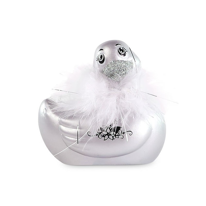 BIG TEASE TOYS - I RUB MY DUCKIE 2.0 , PATO VIBRADOR PARIS (SILVER)