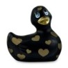 BIG TEASE TOYS - I RUB MY DUCKIE 2.0 , PATO VIBRADOR ROMANCE (BLACK & GOLD)