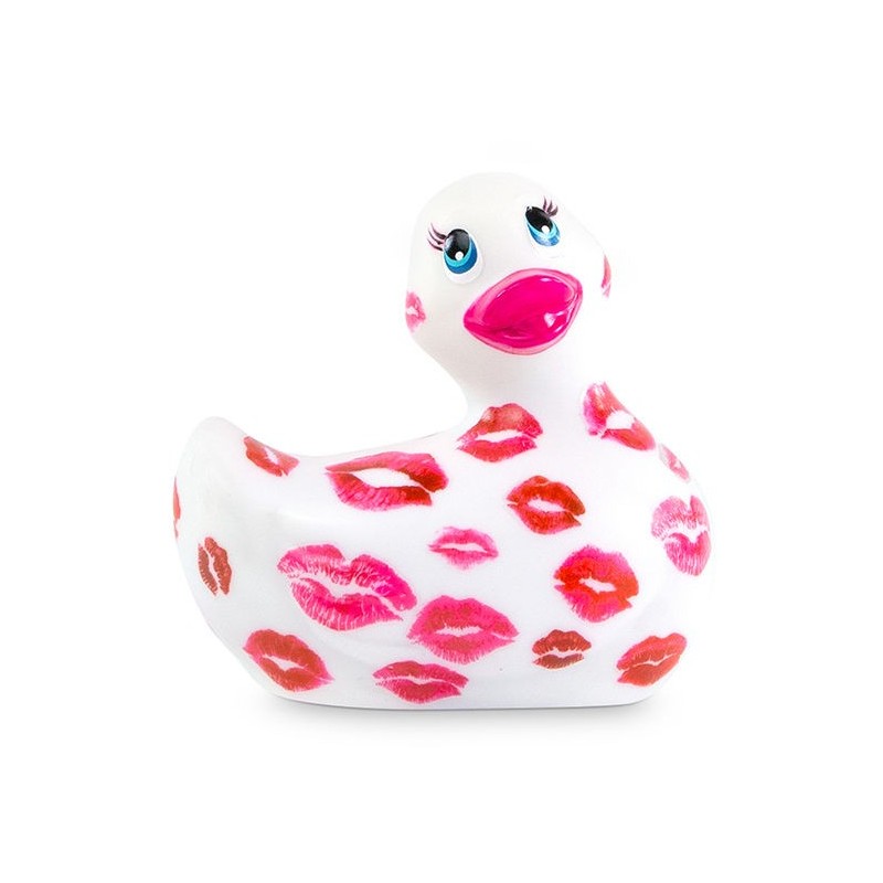 BIG TEASE TOYS - I RUB MY DUCKIE 2.0 , PATO VIBRADOR ROMANCE (WHITE & PINK)