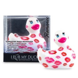 BIG TEASE TOYS - I RUB MY DUCKIE 2.0 , PATO VIBRADOR ROMANCE (WHITE & PINK)