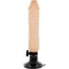 BASECOCK - VIBRADOR REALÍSTICO CONTROL REMOTO NATURAL 20 CM -O- 4 CM