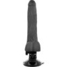 BASECOCK - VIBRADOR REALÍSTICO ARTICULABLE CONTROL REMOTO NEGRO 18.5 CM -O- 4 CM