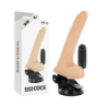 BASECOCK - VIBRADOR REALÍSTICO CONTROL REMOTO NATURAL CON TESTÍCULOS 20 CM -O- 4 CM