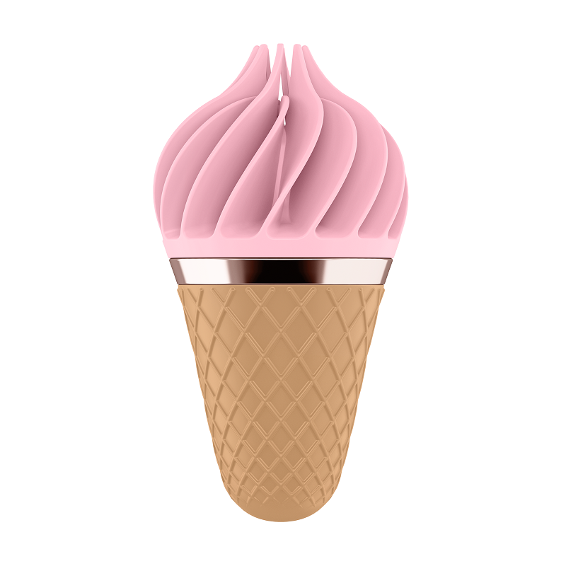 SATISFYER - SWEET TREAT SPINNATOR MARRÓN & ROSA