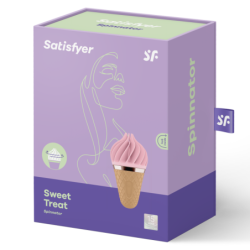 SATISFYER - SWEET TREAT SPINNATOR MARRÓN & ROSA