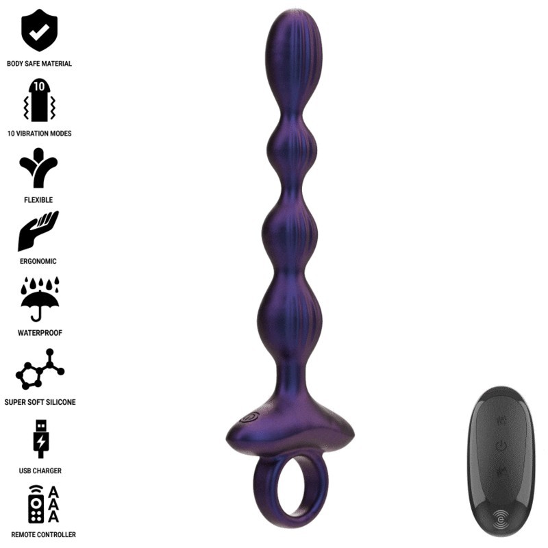 INTENSE - JACKIE PLUG ANAL VIBRADOR MODELO 1 CONTROL REMOTO