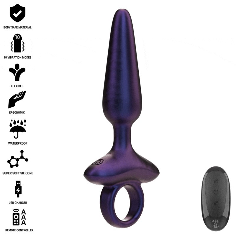 INTENSE - MARLON PLUG ANAL VIBRADOR MODELO 4 CONTROL REMOTO