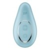 SATISFYER - DIPPING DELIGHT VIBRADOR LAY-ON AZUL