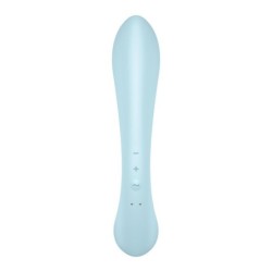 SATISFYER - TRIPLE OH VIBRADOR HÍBRIDO AZUL