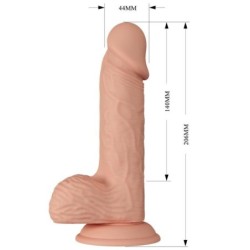 BAILE - BEAUTIFUL ENCOUNTER CATOBLEPAS DILDO REALÍSTICO FLEXIBLE 20.6 CM NATURAL