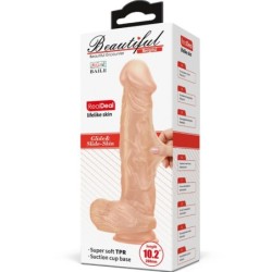 BAILE - BEAUTIFUL ENCOUNTER BERGRISI DILDO REALÍSTICO FLEXIBLE 26 CM NATURAL