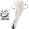 SATISFYER - SPINNING RABBIT 1 ESTIMULACION CLITORIS Y PUNTO G BEIGE