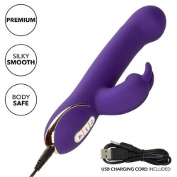 CALEXOTICS - JACK VIBRADOR RABBIT Y ESTIMULADOR 7 NIVELES DE VIBRACIÓN Y ONDAS ESTIMULADORAS AZUL
