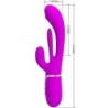 PRETTY LOVE - SHANIA TRIPLE VIBRADOR RABBIT MULTIFUNCIÓN ROSA