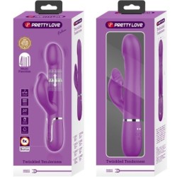 PRETTY LOVE - VIBRADOR & ESTIMULADOR MULTIFUNCIÓN 4 EN 1 MORADO