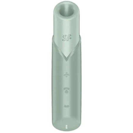 SATISFYER - NAUGHTY KISS ESTIMULADOR CLÍTORIS POR ONDAS VERDE AGUA