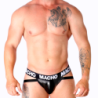MACHO - MX25NC JOCK CUERO NEGRO L