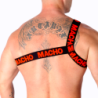 MACHO - ARNÉS ROMANO ROJO L/XL