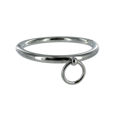 METAL HARD - BDSM COLLAR CON ARGOLLA 18CM