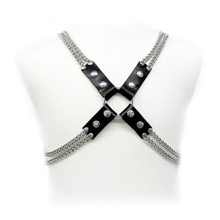 LEATHER BODY - CHAIN HARNESS