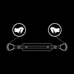 FETISH SUBMISSIVE - ARNÉS PARA HACERLO ESTILO PERRITO CON FORRO DE NEOPRENO