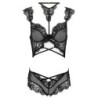 LIVCO CORSETTI FASHION - PALMENOM LC 90614 SUJETADOR + PANTY NEGRO S/M