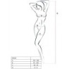 PASSION - WOMAN BS020 BODYSTOCKING BLANCO TALLA ÚNICA