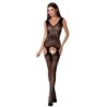 PASSION - WOMAN BS062 BODYSTOCKING NEGRO TALLA ÚNICA