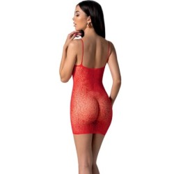 PASSION - BS096 BODYSTOCKING ROJO TALLA ÚNICA