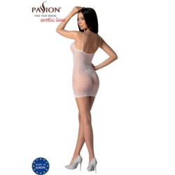 PASSION - BS096 BODYSTOCKING BLANCO TALLA ÚNICA